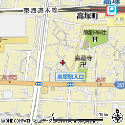 静岡県浜松市中央区高塚町4728周辺の地図