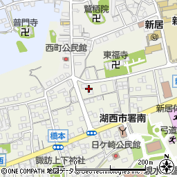 静岡県湖西市新居町浜名744周辺の地図