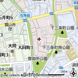 兵庫県神戸市兵庫区雪御所町7-5周辺の地図