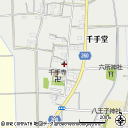 静岡県磐田市千手堂746周辺の地図