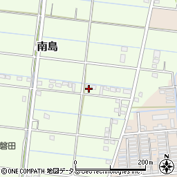 静岡県磐田市南島187周辺の地図