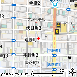 博多もつ鍋 やまや 大阪北浜店周辺の地図