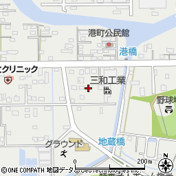 静岡県湖西市新居町新居518周辺の地図