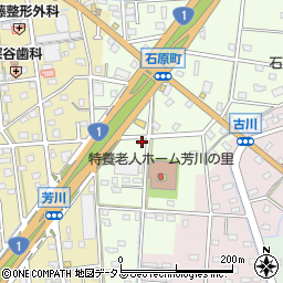 静岡県浜松市中央区石原町754周辺の地図