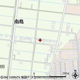 静岡県磐田市南島186周辺の地図