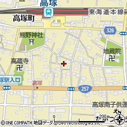 静岡県浜松市中央区高塚町4615周辺の地図