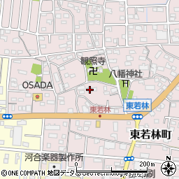 静岡県浜松市中央区東若林町1172周辺の地図