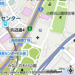 サニープレイス神戸三宮駐車場周辺の地図