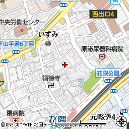 福屋　花隈店周辺の地図