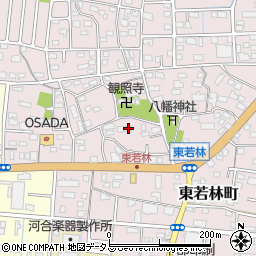 静岡県浜松市中央区東若林町1170周辺の地図
