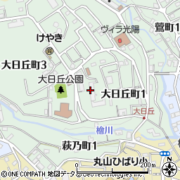 兵庫県神戸市長田区大日丘町1丁目7周辺の地図