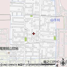 岡山県岡山市中区四御神114周辺の地図