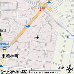 静岡県浜松市中央区東若林町1416周辺の地図
