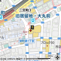 磯料理 安さん 神戸大丸店周辺の地図