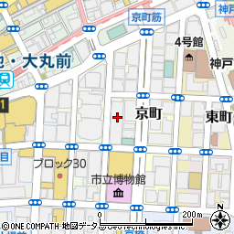 兵庫県神戸市中央区浪花町65周辺の地図