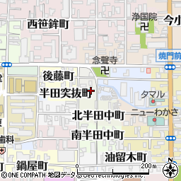 奈良県奈良市押小路町3周辺の地図