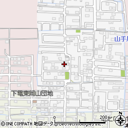 岡山県岡山市中区四御神104周辺の地図