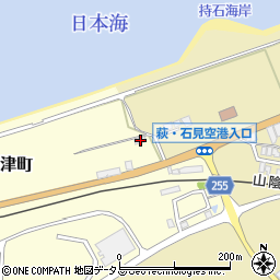 島根県益田市高津町2561周辺の地図