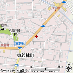 静岡県浜松市中央区東若林町1303周辺の地図