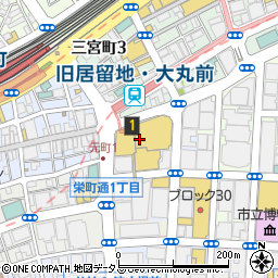 フェンディ大丸神戸店周辺の地図
