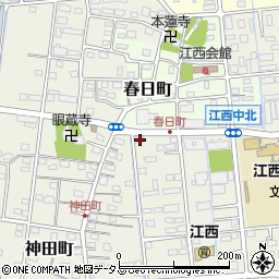 静岡県浜松市中央区神田町222周辺の地図