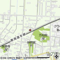 静岡県浜松市中央区篠原町962周辺の地図