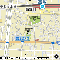 静岡県浜松市中央区高塚町4702周辺の地図