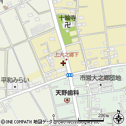 静岡県磐田市上大之郷403周辺の地図
