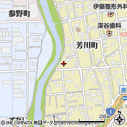 静岡県浜松市中央区芳川町855周辺の地図