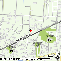 静岡県浜松市中央区篠原町965周辺の地図
