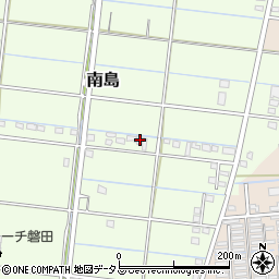 静岡県磐田市南島298周辺の地図