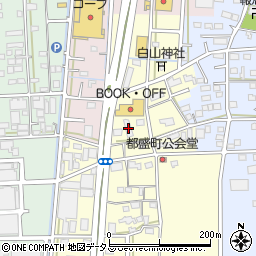 静岡県浜松市中央区都盛町91周辺の地図