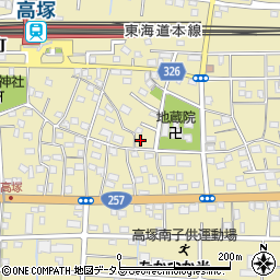 静岡県浜松市中央区高塚町4546周辺の地図