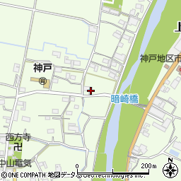 三重県伊賀市上神戸848周辺の地図