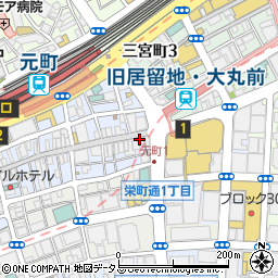 マツモトキヨシ神戸元町店周辺の地図