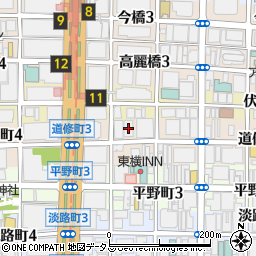 飛島建設株式会社大阪支店　営業グループ周辺の地図