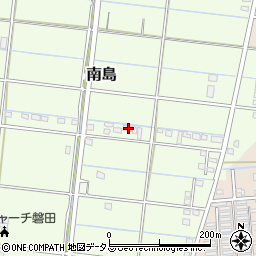 静岡県磐田市南島299周辺の地図