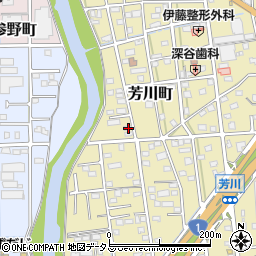 静岡県浜松市中央区芳川町850周辺の地図