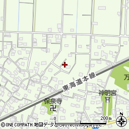 静岡県浜松市中央区篠原町1193周辺の地図