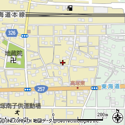 静岡県浜松市中央区高塚町4377周辺の地図
