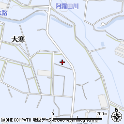 愛知県豊橋市東細谷町大寒周辺の地図