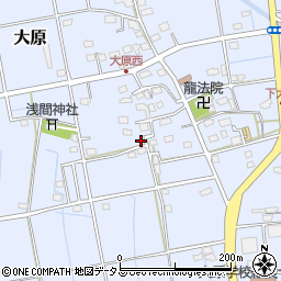 静岡県磐田市大原2336周辺の地図