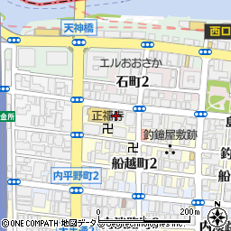 関西電力天満橋変電所周辺の地図