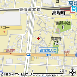 静岡県浜松市中央区高塚町4731周辺の地図