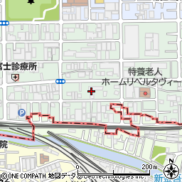 大阪府大阪市鶴見区今津南2丁目8周辺の地図