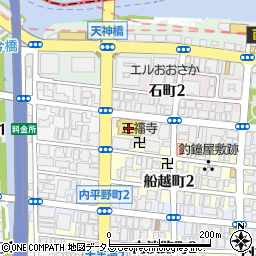 ライフ天神橋店周辺の地図