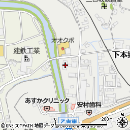 島根県益田市下本郷町56周辺の地図