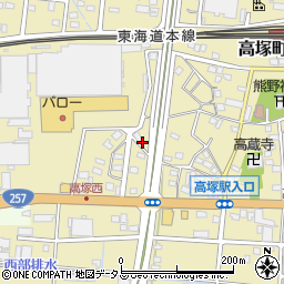 静岡県浜松市中央区高塚町4793周辺の地図