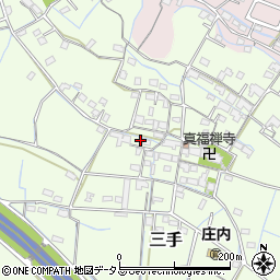 岡山県岡山市北区三手448周辺の地図