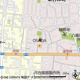 静岡県浜松市中央区東若林町1750周辺の地図